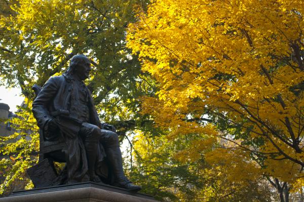 Ben Franklin statue